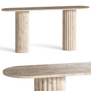 Jalisco Rima Travertine Console