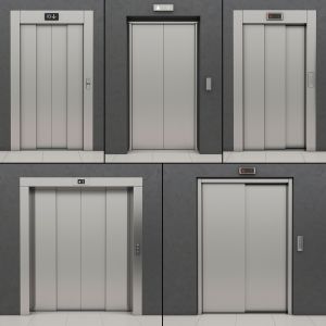 Set Of Doors For Elevators Kone