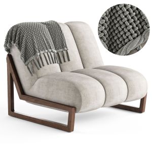 Théodore Armchair Holland & Sherry - Chamonix Fabr