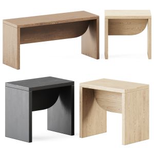 Bench And Stool Iperbole By Atipico