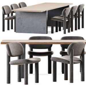 Table Accademia By Cimento And Chair Tottori Driad