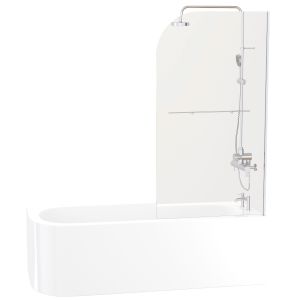 Jersey Shaped Right Hand Bath