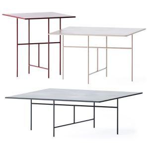 Metal Square Coffee Tables Sen By De Padova