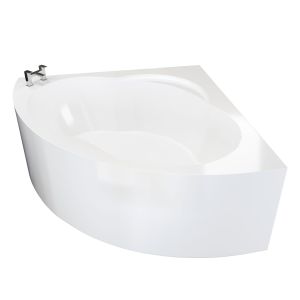 Aubin Corner Bath With Bath Panel