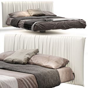 Suspended Double Bed Fluttua Replis By Lago