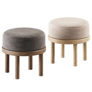 Velvet Petite Moreno Ottoman By Lawson-fenning