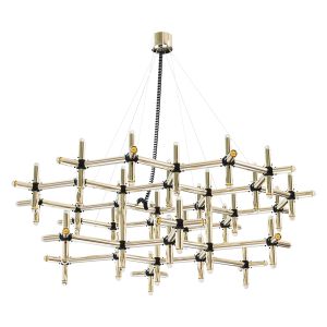 Chandelier Vintage Robert Haussmann Ceiling Lamp