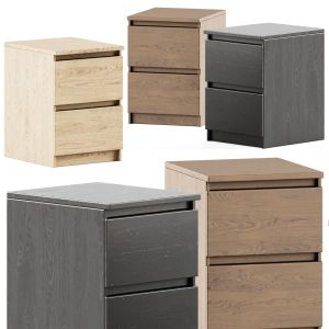 Ikea Malm Chest Of 2 Drawers