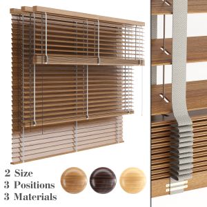 Wooden Blinds Set