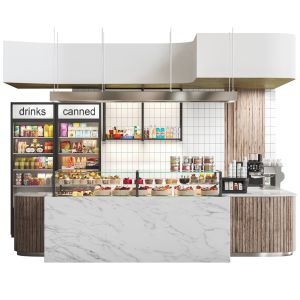 Modern Cafe Design With Desserts 50