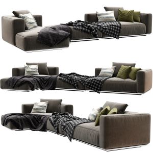 Flexform Grandemare Chaise Longue Sofa