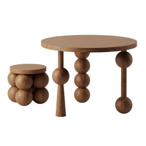 Koko Table And Stool By Taxa