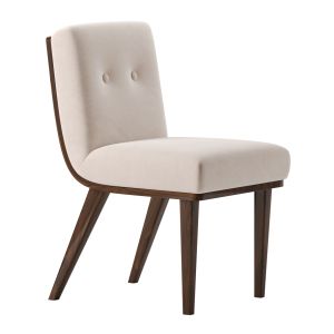 Axel Tufted Mocha Velvet Dining Chair By Cb2