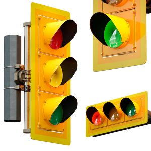 Yellow Traffic Light