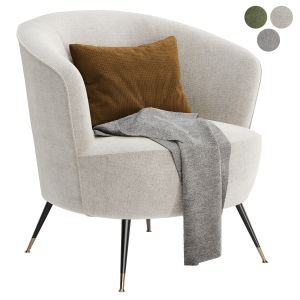 Schumacher Upholstered Barrel Chair