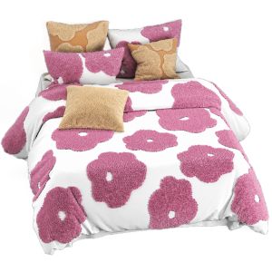 Andie Mauve Cover Set - Bed