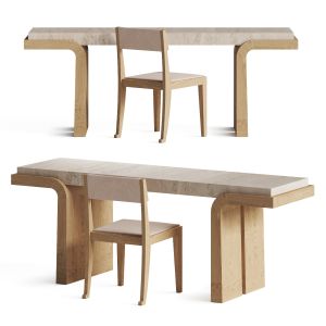 Le Cann Thalie Desk And Poly Chair