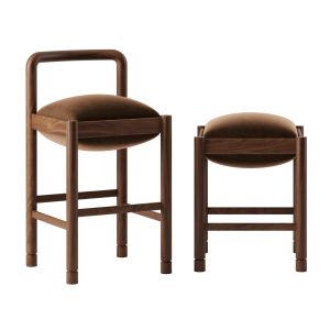 Dubel Barstool By Stahl And Band