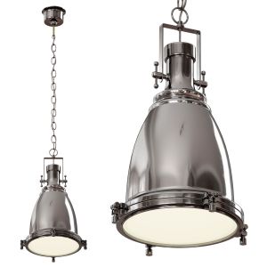 Chrome Ceiling Lamp Lussole Monsey Grlsp-9614