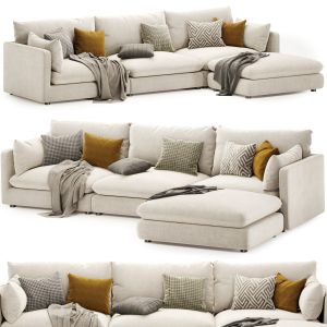 Unwind 4 Piece Reversible Sectional Sofa