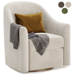 Lyric Curved Swivel Chair