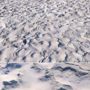 4k Seamless Snow Area Material 04