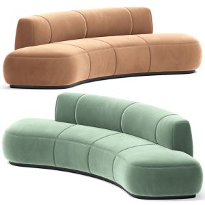 Morada Bubble Curved Fabric Sofa