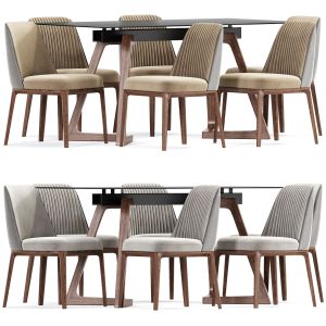 Poliform Sophie Dining Chair Set