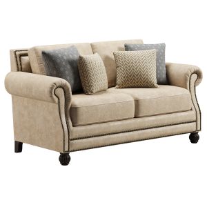 Palance Marble Hoonah Loveseat