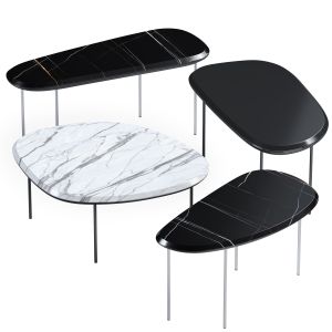 Pebble Low Tables By Living Divani