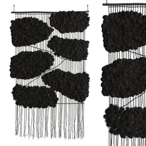 Tapestry Cloud Black By Helen Loom