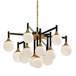 Modern Finland Black Down Chandelier