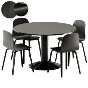 Midst Table And Visu Chair By Muuto