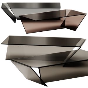 Ti Glass Coffee Table By Tonelli