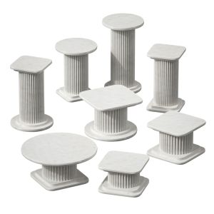 Marble Table Stand Greek Column Set