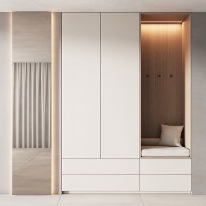 490 Hallway Zone 11 Minimal Modular Hall Cabinet