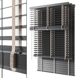 Wooden Blinds Set 18