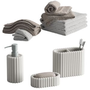 Bathroom Towels Set 12