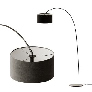 Floor Lamp Faro Papua Black and White