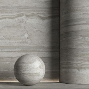 Stone Material, Travertine. 35, Pbr, Seamless