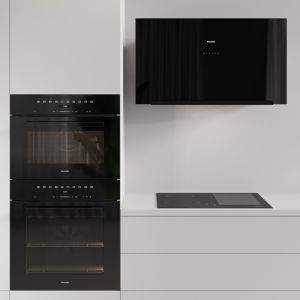 A Set Of Miele Kitchen Appliances