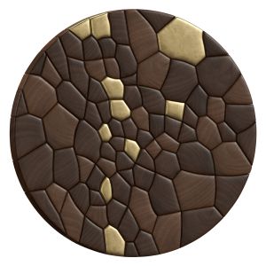 Round Wall Mosaic Panno