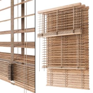 Wooden Blinds Set 20