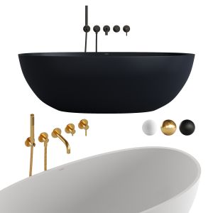 Y 5-hole Bath Mixer And Shell Wanna By Omnires