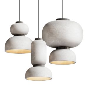 Japandi Lantern Shaped Pendant Light