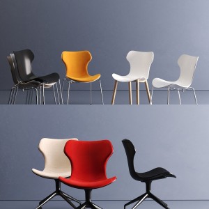 Papilio Shell chairs by B&B Italia