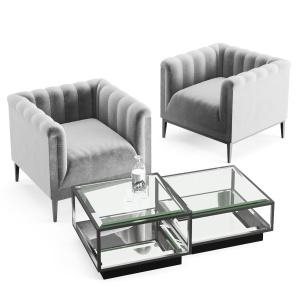 Eichholtz Raffles Chair Tortona Coffee Table