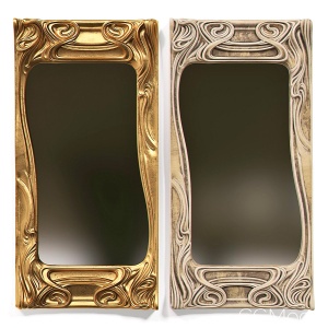 Art Nouveau Mirror Frame