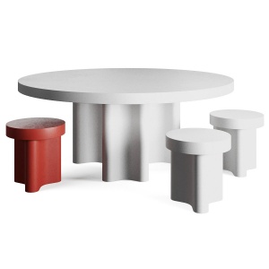 Azo Dining Table And Stools