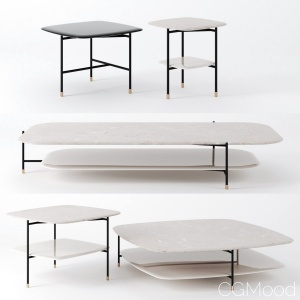 Adrian Tables By Meridiani, Square